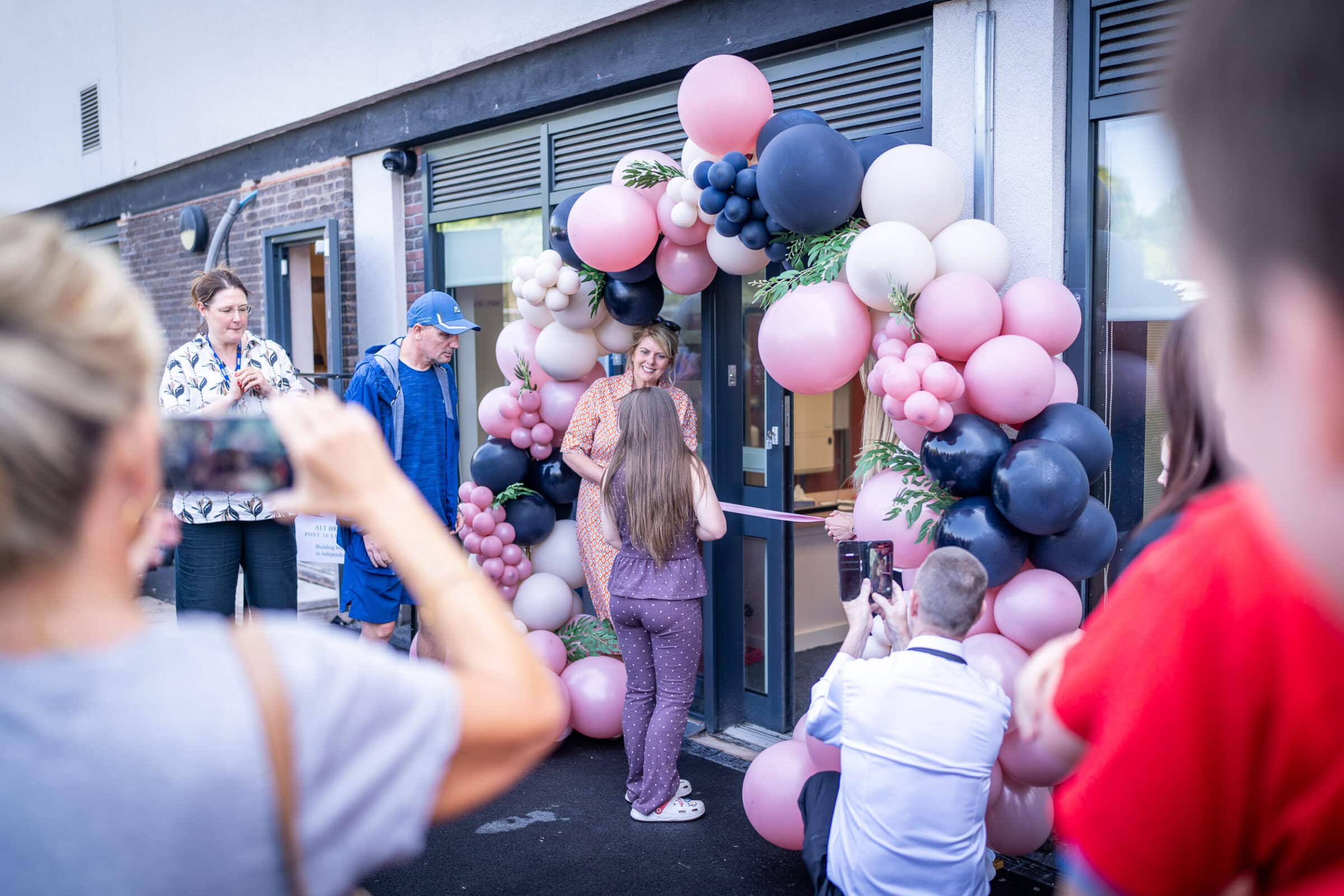 ribbon cutting at Llotd Newcombe Centre In Kirkby